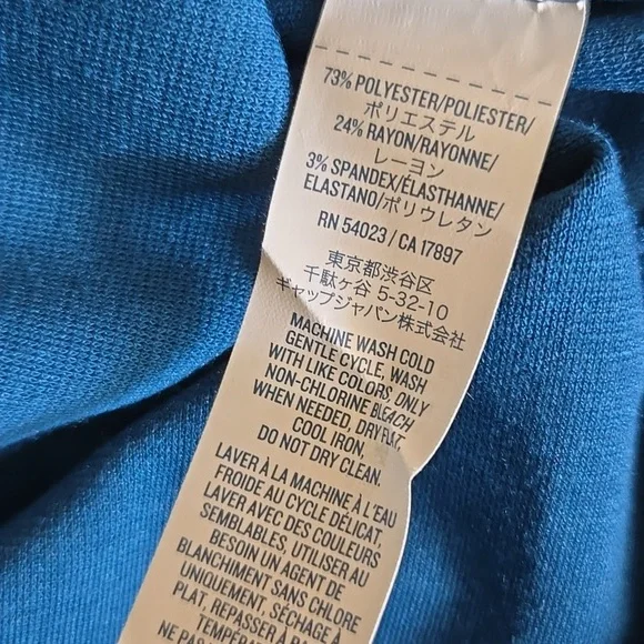 Old Navy-Blue pullover fitted dress with 3/4 sleeves Sz XS NWT - Picture 9 of 9